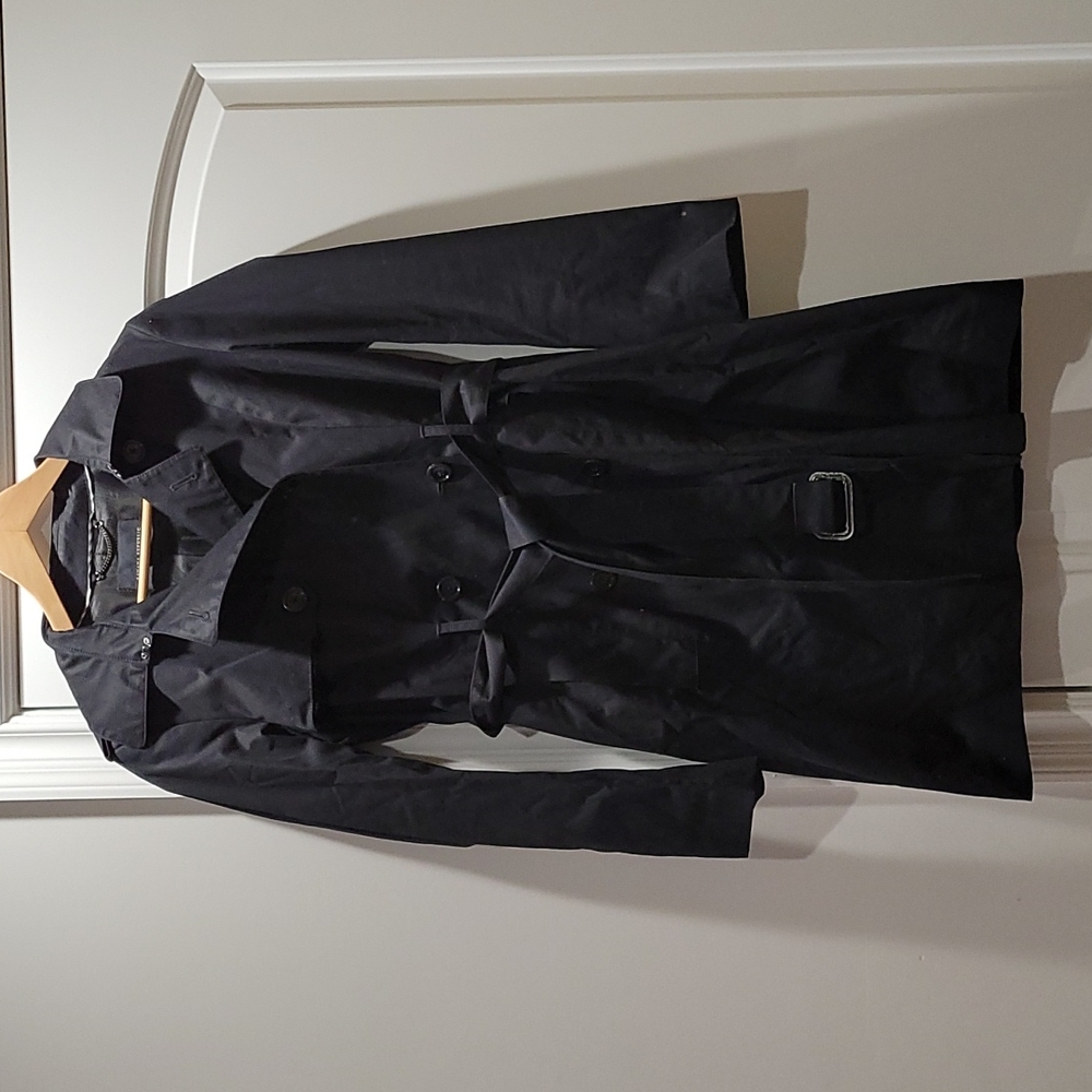 Banana Republic Black Trench Coat